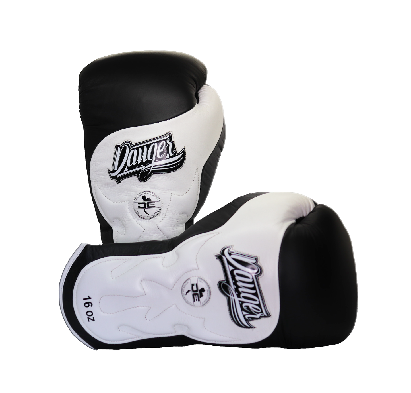DANGER Boxing Gloves Ultimate Fighter Black/White