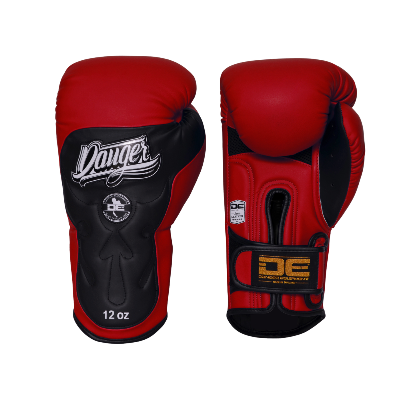 DANGER Boxing Gloves Ultimate Fighter Red/Black