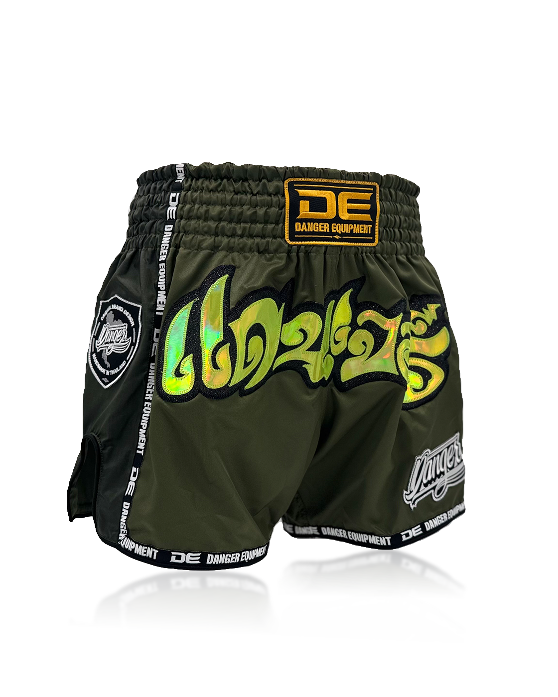 DANGER Muaythai Shorts DEMTS-EX205 Army Green