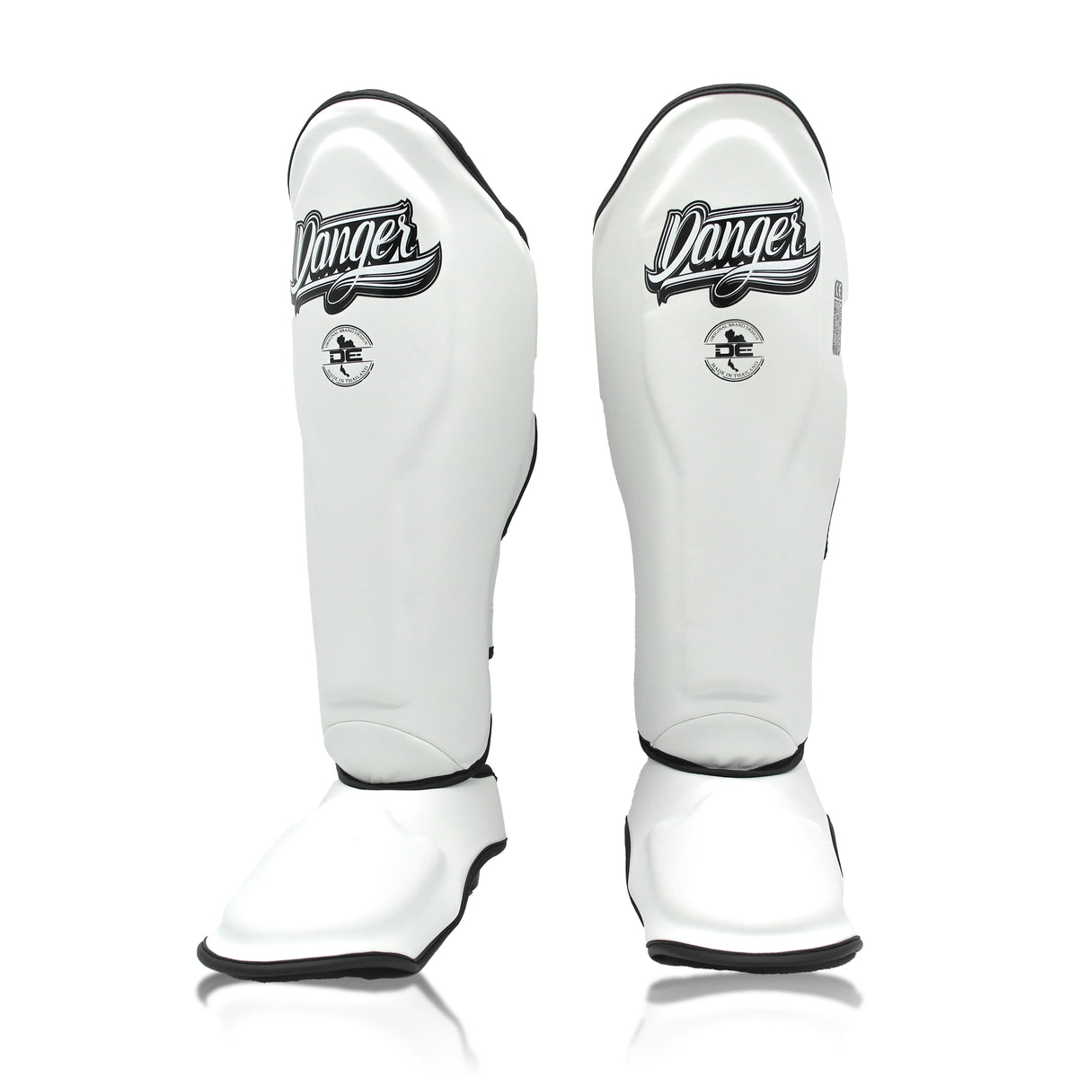 DANGER Shin Guards Supermax White