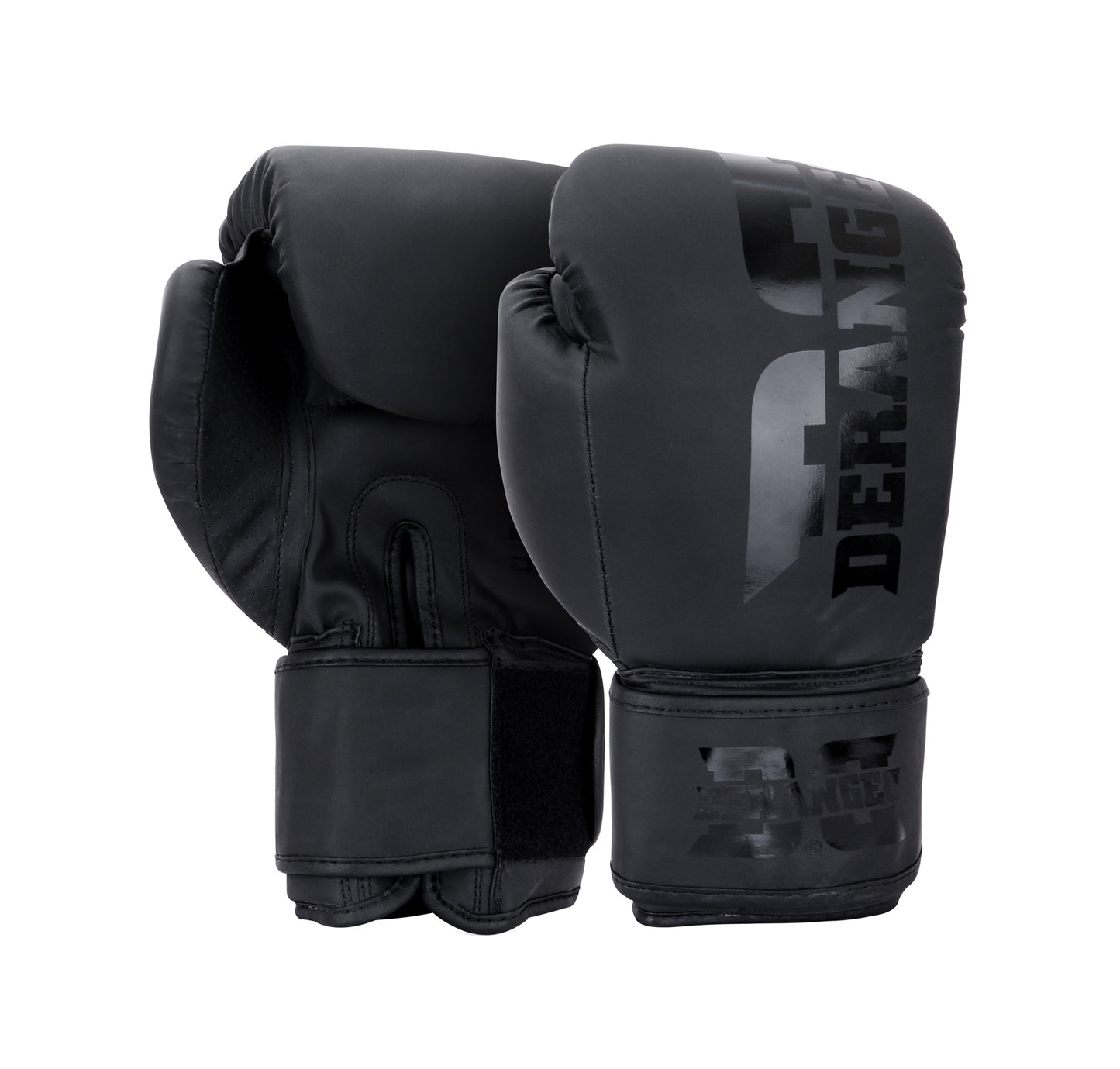DERANGED Boxing Gloves Black in Black