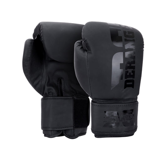 DERANGED Boxing Gloves Black in Black