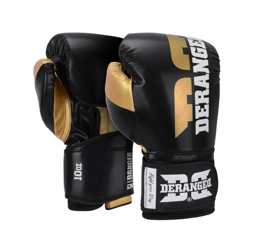 DERANGED Boxing Gloves Black Carbon