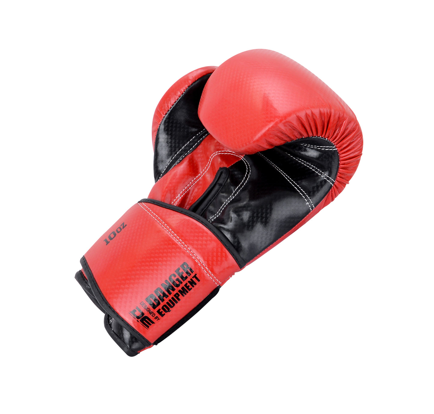 DERANGED Boxing Gloves Red Carbon