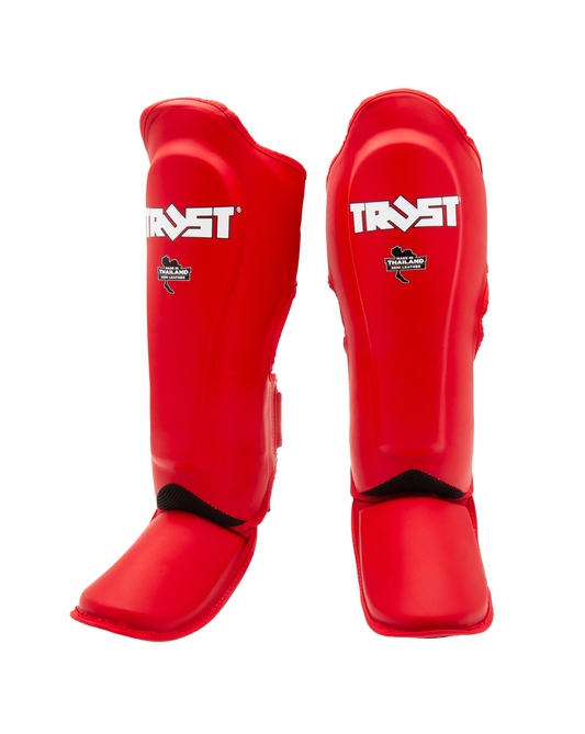 TRUST Shin Guards Icon Red