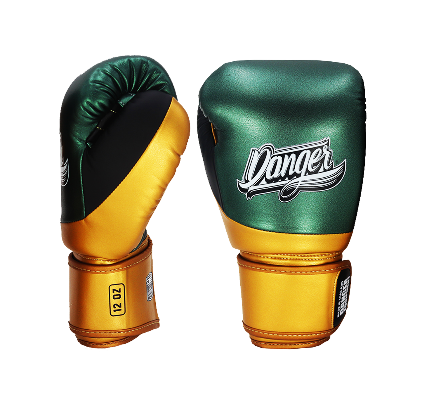 DANGER Boxing Gloves Evo 3.0 Green/Gold/Black