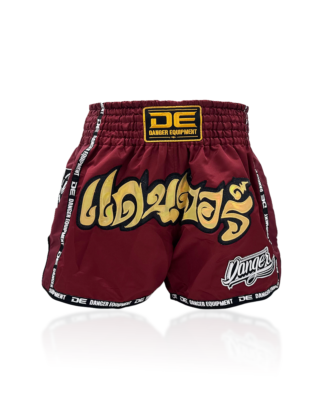 DANGER Muaythai Shorts DEMTS-EX203 Red Wine