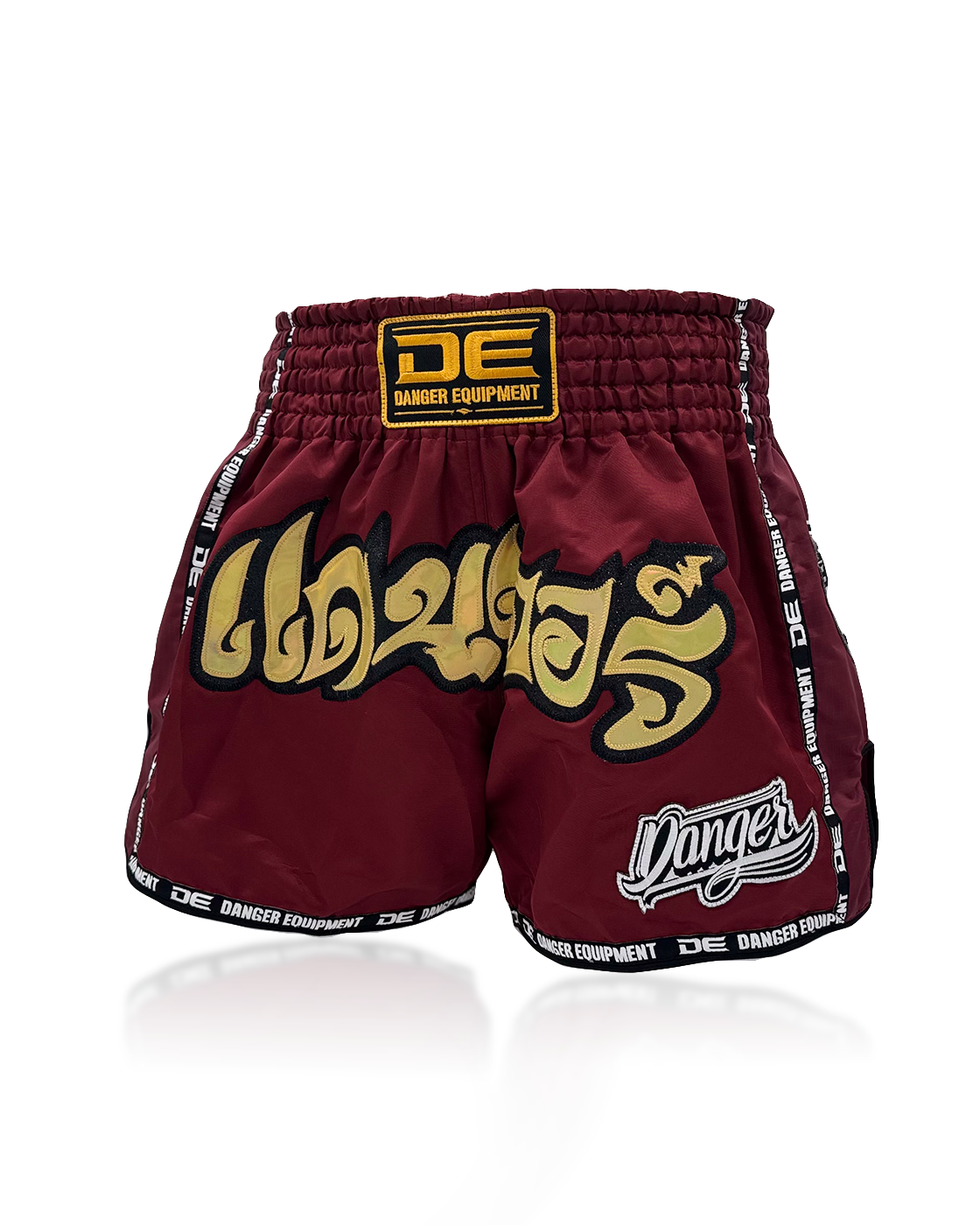 DANGER Muaythai Shorts DEMTS-EX203 Red Wine