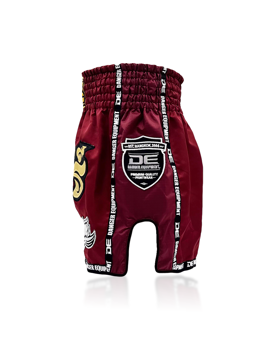 DANGER Muaythai Shorts DEMTS-EX203 Red Wine