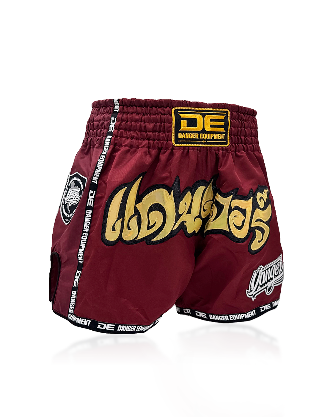 DANGER Muaythai Shorts DEMTS-EX203 Red Wine
