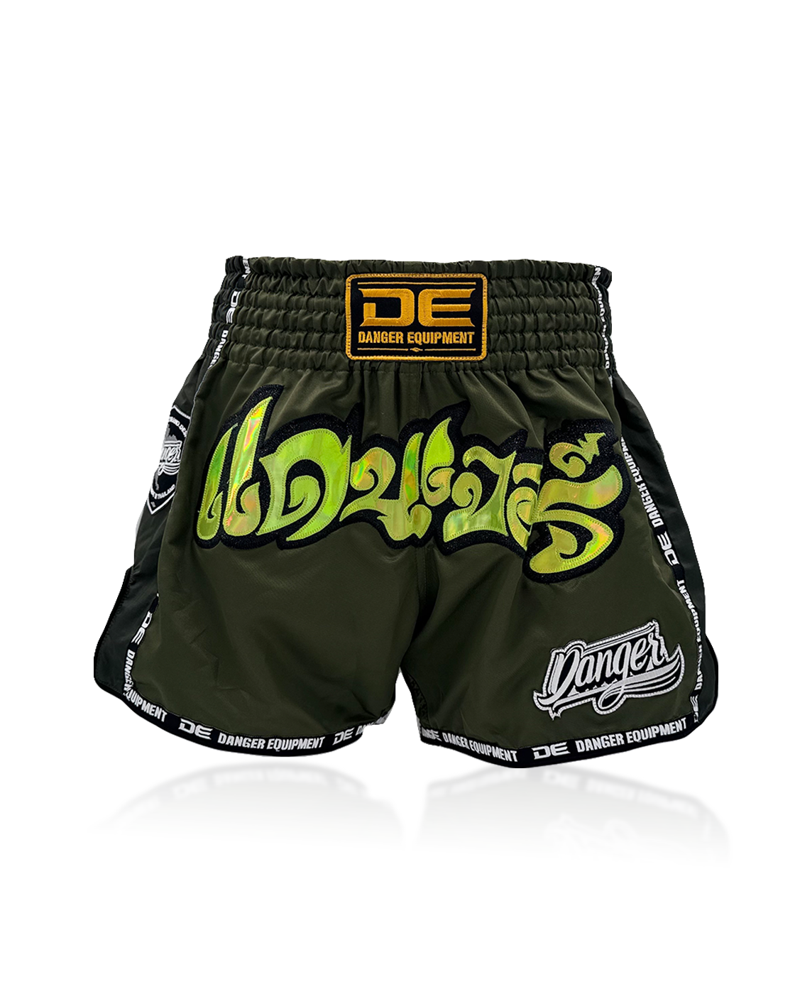 DANGER Muaythai Shorts DEMTS-EX205 Army Green