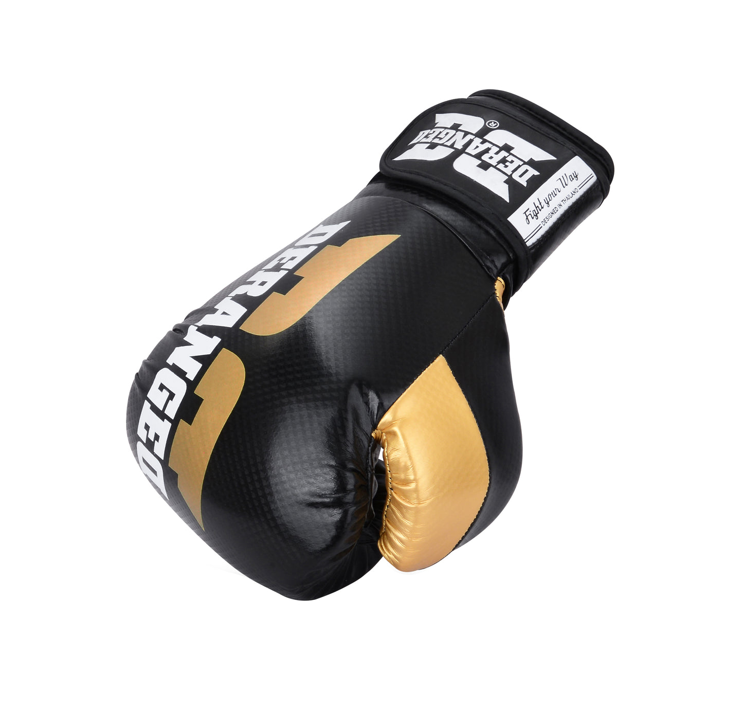 DERANGED Boxing Gloves Black Carbon