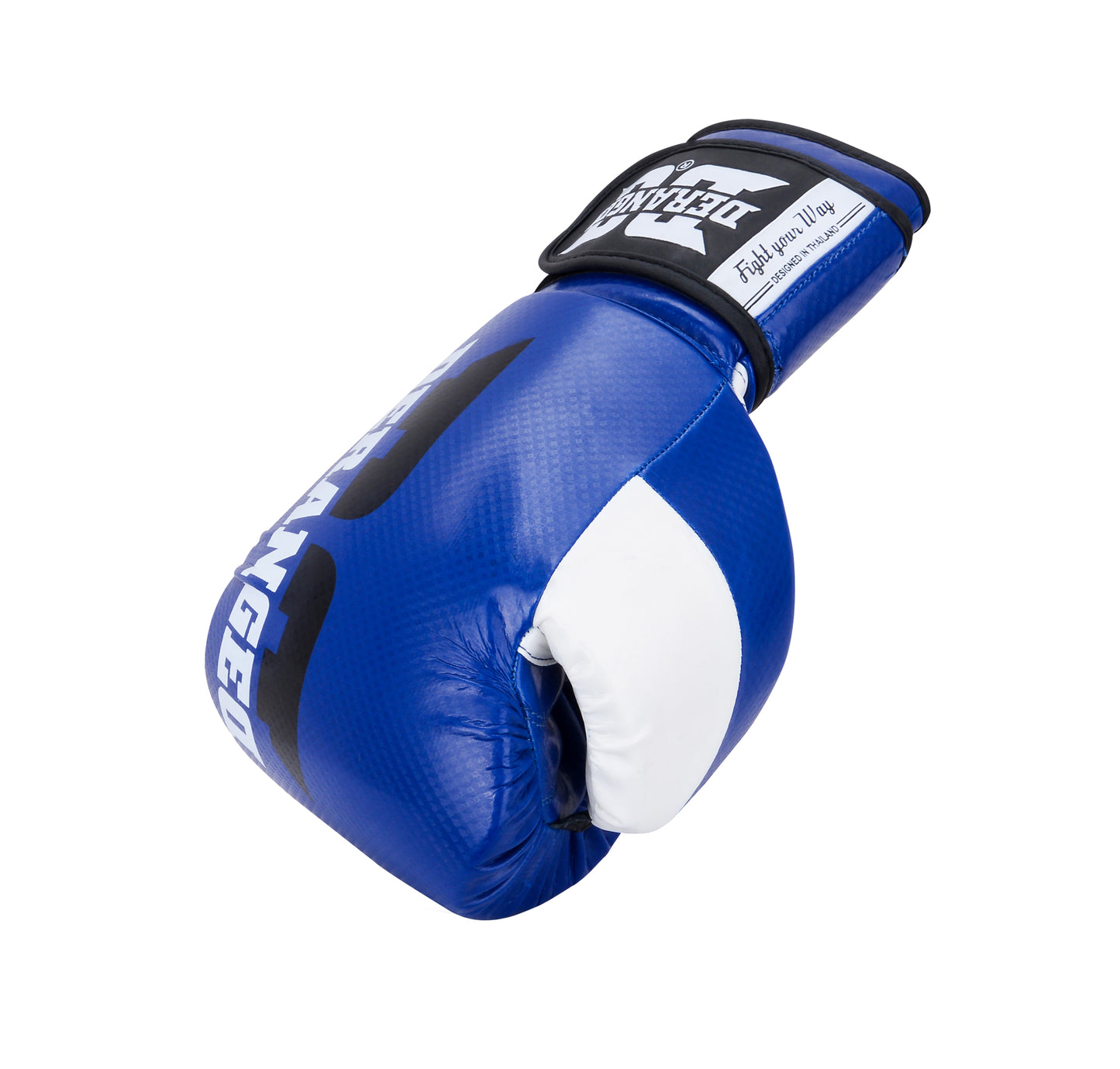 DERANGED Boxing Gloves Blue Carbon
