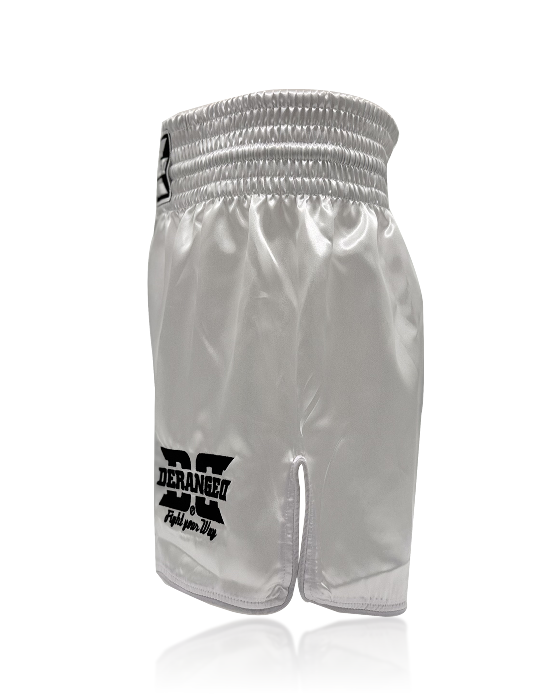 DERANGED Muaythai Shorts MTS-004 White