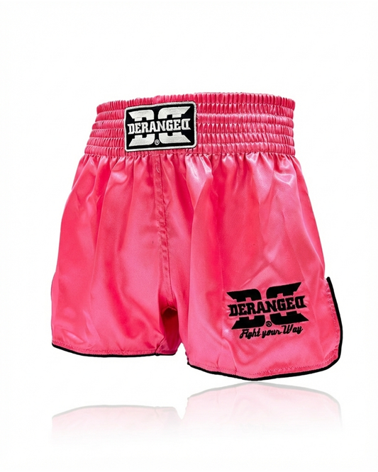 DERANGED Muaythai Shorts MTS-007 Pink
