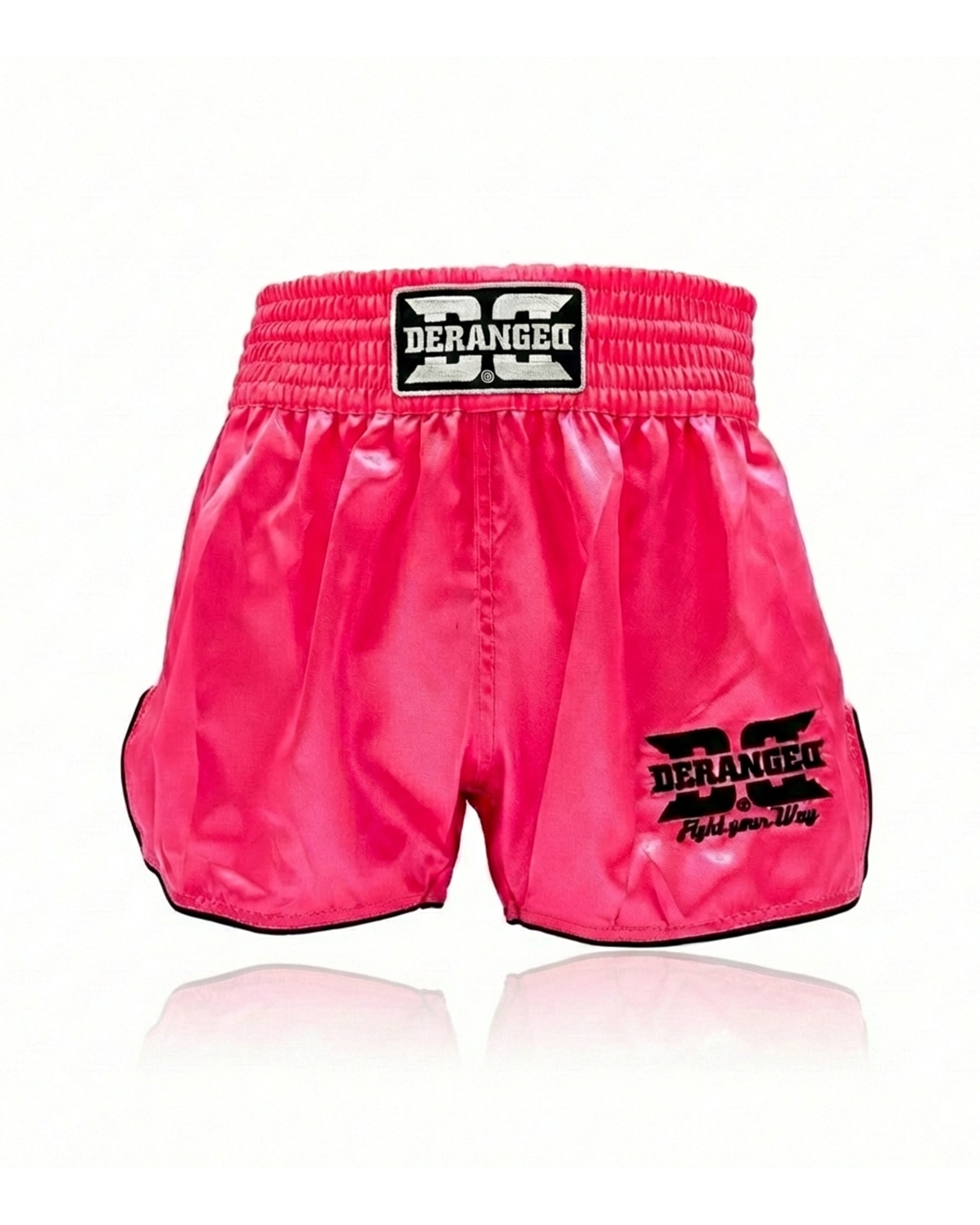 DERANGED Muaythai Shorts MTS-007 Pink