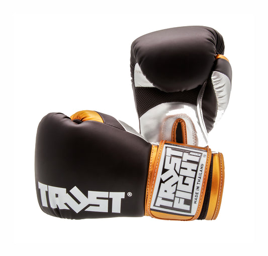 TRUST Boxing Gloves Squire Black/Silver/Gold