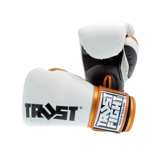 TRUST Boxing Gloves Squire White/Black/Gold