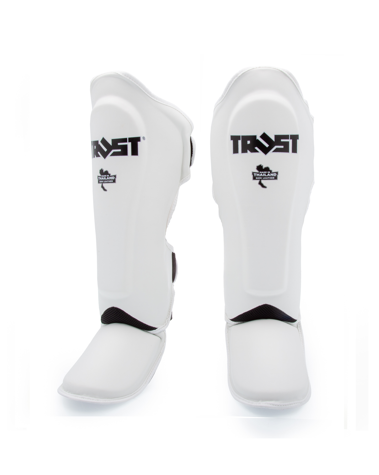 TRUST Shin Guards Icon White